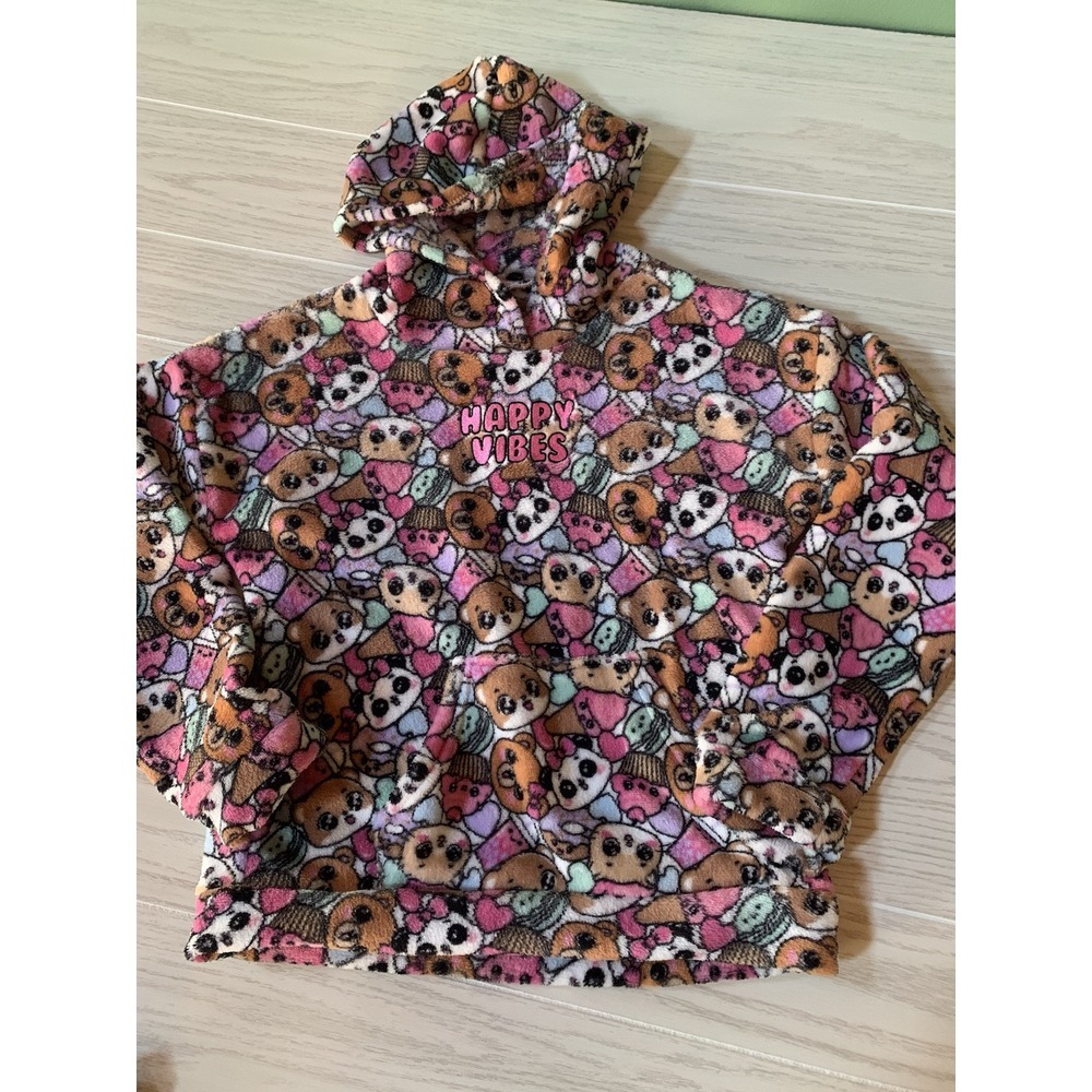 Lily Bleu Girls Plush Size Large 14 Hoodie Animal‎ Characters